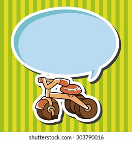 transportation bike theme elements vector,eps