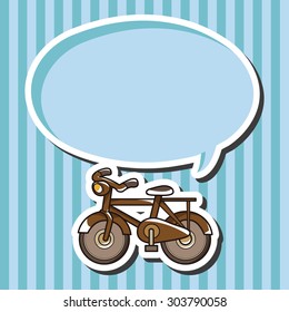 transportation bike theme elements vector,eps