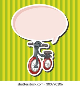 transportation bike theme elements vector,eps