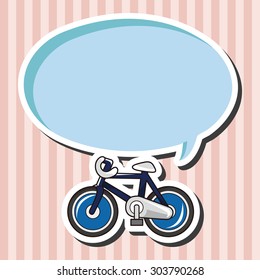 transportation bike theme elements vector,eps
