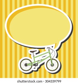 transportation bike theme elements vector,eps