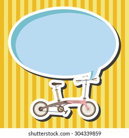 transportation bike theme elements vector,eps