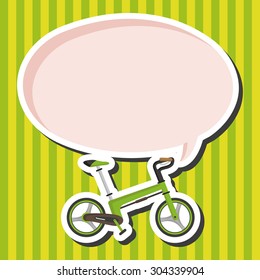 transportation bike theme elements vector,eps