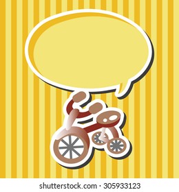 transportation bike theme elements vector,eps