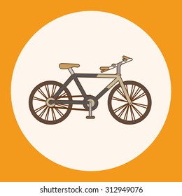 transportation bike theme elements vector,eps