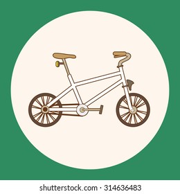 transportation bike theme elements vector,eps