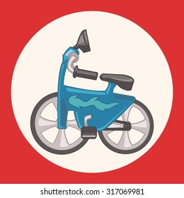 transportation bike theme elements vector,eps