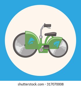 transportation bike theme elements vector,eps