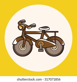 transportation bike theme elements vector,eps