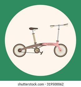 transportation bike theme elements vector,eps