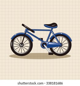 transportation bike theme elements vector,eps