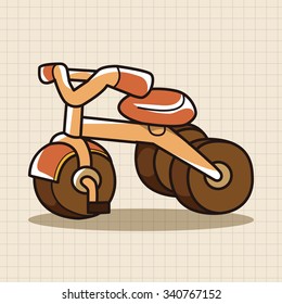 transportation bike theme elements vector,eps