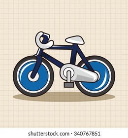 transportation bike theme elements vector,eps