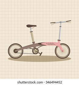 transportation bike theme elements vector,eps