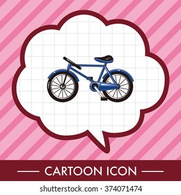 transportation bike theme elements vector,eps