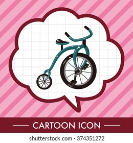 transportation bike theme elements vector,eps