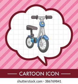 transportation bike theme elements vector,eps