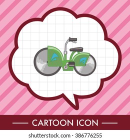 transportation bike theme elements vector,eps