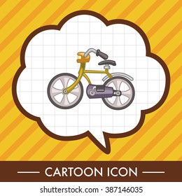 transportation bike theme elements vector,eps