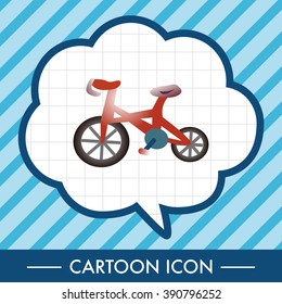 transportation bike theme elements vector,eps