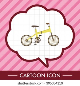 transportation bike theme elements vector,eps