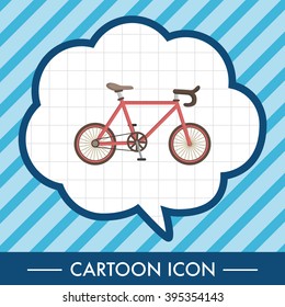 transportation bike theme elements vector,eps