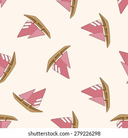 Transportation boat , cartoon seamless pattern background