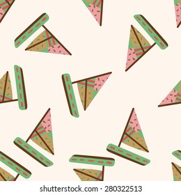 Transportation boat , cartoon seamless pattern background