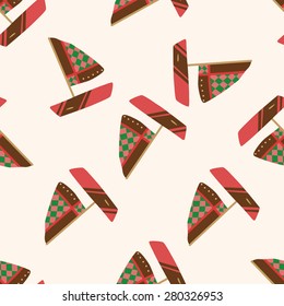 Transportation boat , cartoon seamless pattern background