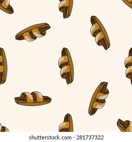 Transportation boat , cartoon seamless pattern background