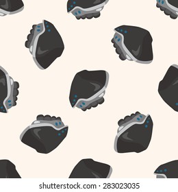 Transportation boat ,seamless pattern