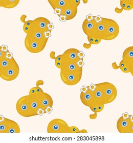 Transportation boat ,seamless pattern