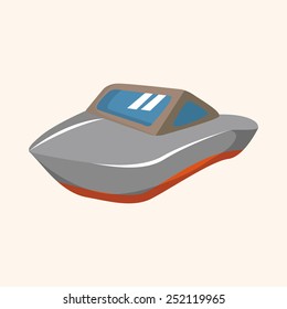 Transportation boat theme elements