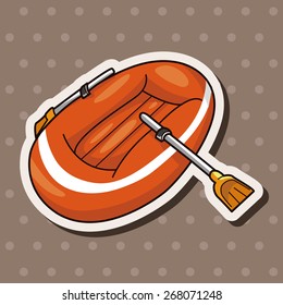 Transportation boat theme elements