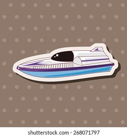 Transportation boat theme elements