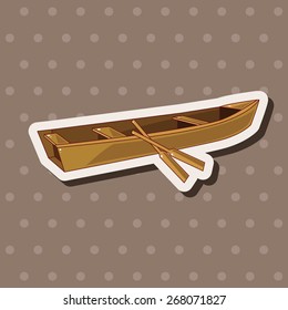 Transportation boat theme elements