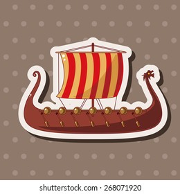 Transportation boat theme elements