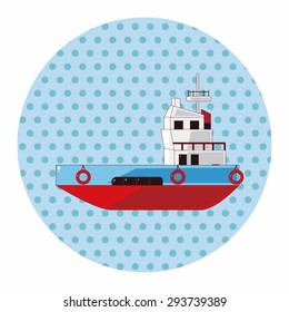 Transportation boat theme elements