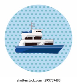 Transportation boat theme elements