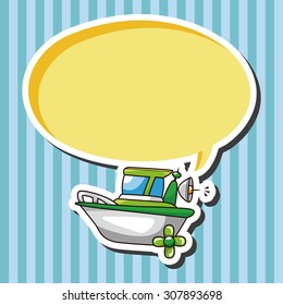 Transportation boat theme elements