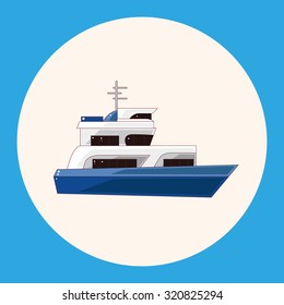 Transportation boat theme elements