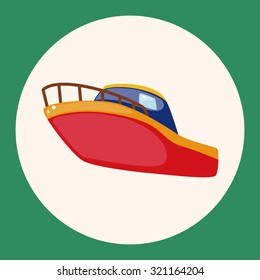 Transportation boat theme elements
