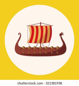 Transportation boat theme elements