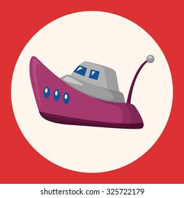 Transportation boat theme elements
