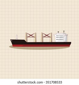 Transportation boat theme elements