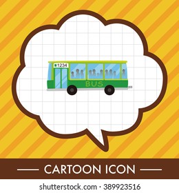 transportation bus theme elements