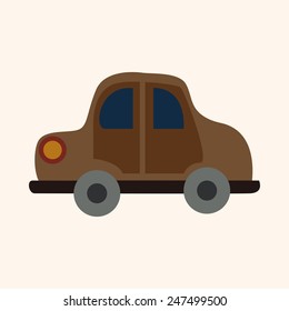 Transportation car flat icon, eps10
