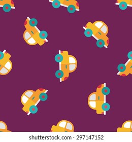 Transportation car flat icon,eps10 seamless pattern background
