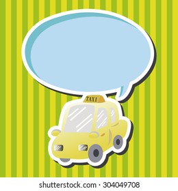 transportation car taxi theme elements vector,eps