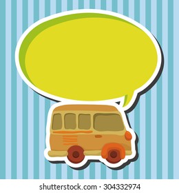 transportation car theme elements